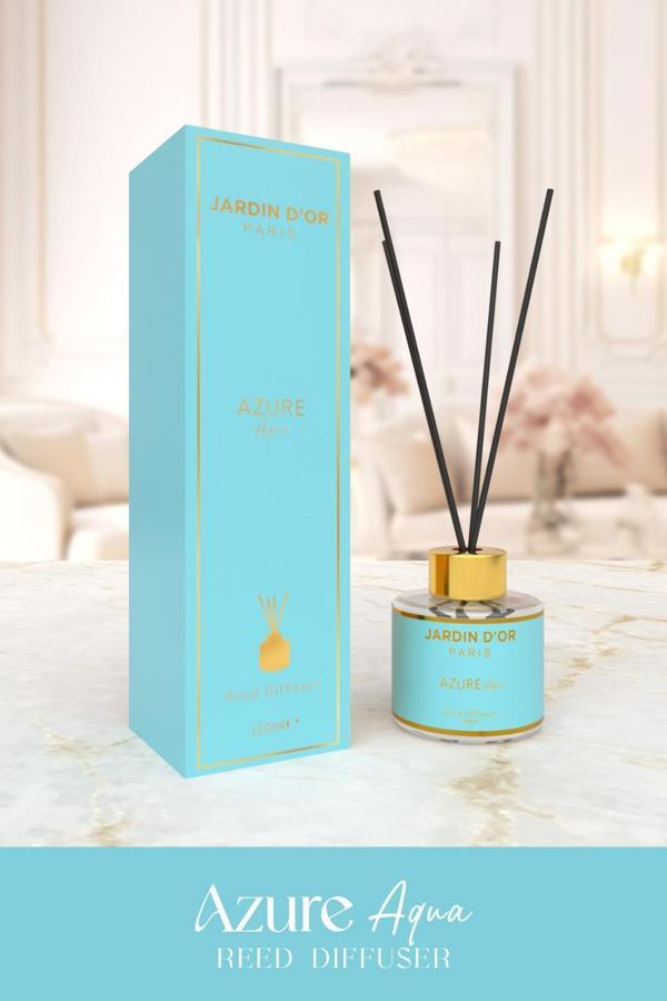 Azure Aqua Lux Reed Diffuser 120 ml / Çubuklu Oda Kokusu - Image 1