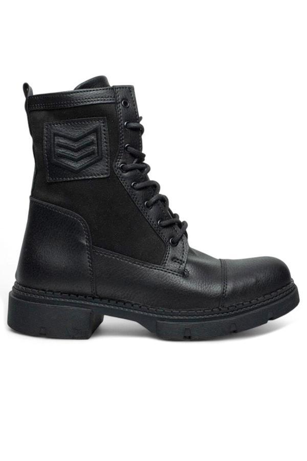 Celira Cnt Siyah Günlük Rahat Erkek Postal Bot Ayakkabı - Image 1