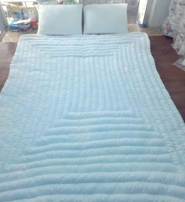 Babaanne Yorganı, El Yapımı Tek Kişilik Pamuklu Yorgan (155x215) - Image 1