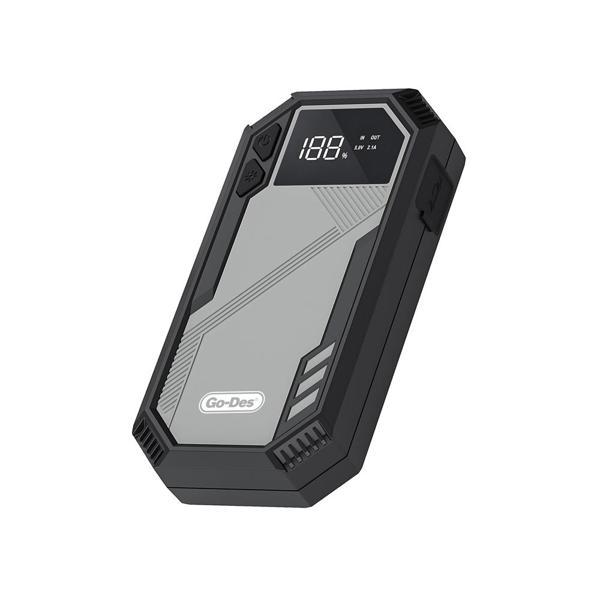 Go-Des Gd-B635 Led Işıklı Araç Akü Acil Durum Takviye Güç Kaynağı 12V Siyah - Image 1