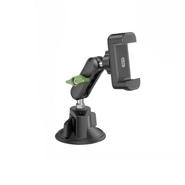 Go-Des Gd-Hd362 360 Derece Dönebilen Vakumlu Tasarım Araç İçi Telefon Tutucu Siyah - Image 1