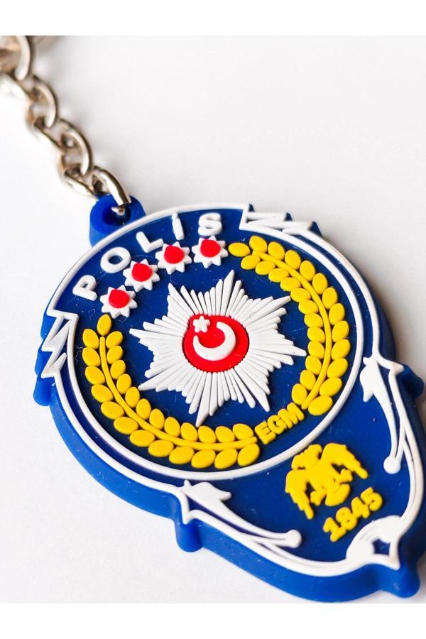 Koyu Mavi Plastik Anahtarlık - Image 1