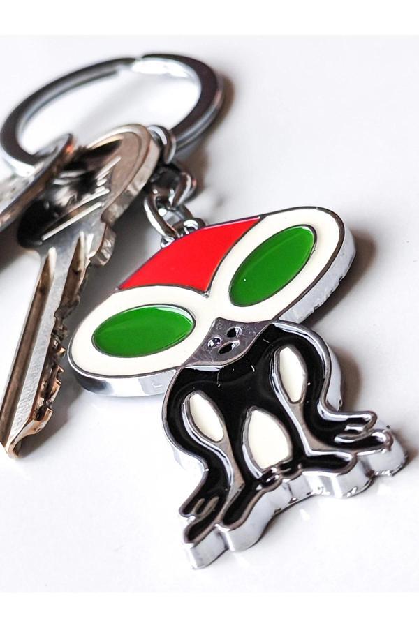 Uzaylı Figürlü Metal Anahtarlık - Image 1