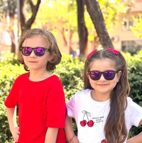 WAYFARER BLACK/MOR AYNA Olivier Philippe Çocuk Gözlüğü - Image 1