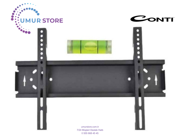CONTİ Ct43an100f 43" Android Uydulu Full Hd 42”- 75” inç Lcd Led Ekran Tv Sabit Askı Aparatı - Image 1