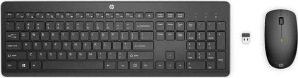 HP 230 Uyumlu Kablosuz Siyah Klavye-Mouse Türkçe Q-Klavye 18H24AA - Image 1