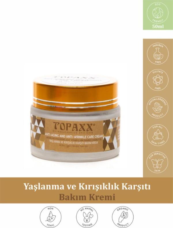Topaxx Kolajen Etkili Kırışıklık Ve Sarkma Karşıtı Angi-Aging Onarıcı Krem 50 ml - Image 1