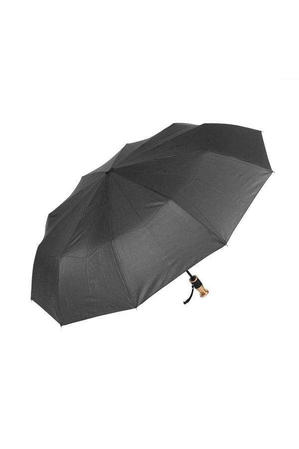 Marlux Siyah Desenli Rolls Royce Gold Saplı Ultra Lüks Premium Şemsiye  M21MAR1021R002 - Image 1