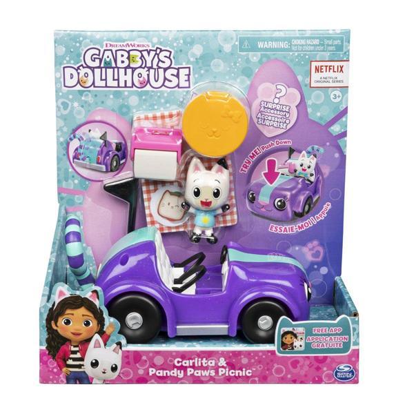 6062145 Gabbys Dollhouse Pandy Paws ve Carlita Araba - Image 1