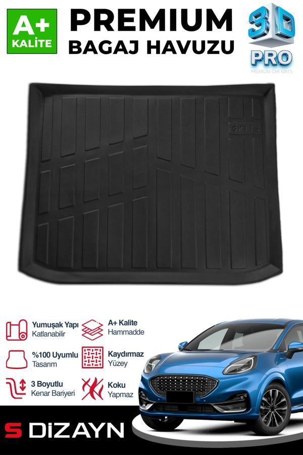 S-Dizayn Ford Puma 3D Pro Bagaj Havuzu 2019 Üzeri A+ Kalite - Image 1