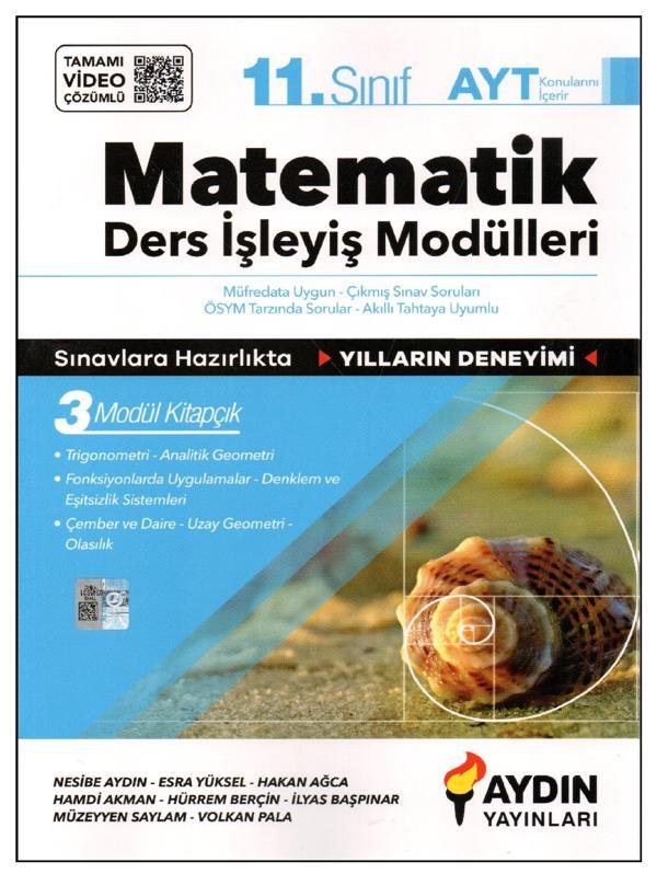 Aydın 11. Sınıf Matematik Ders İşleyiş Modülleri - Aydın Yayınları - Image 1