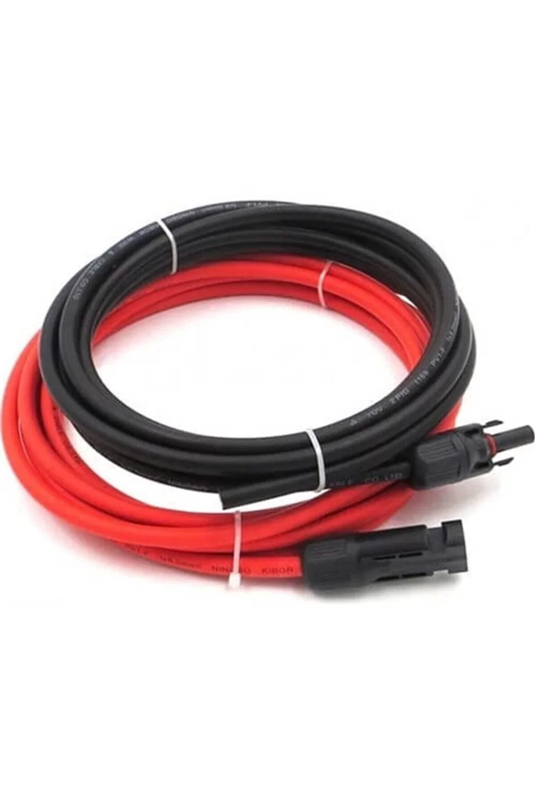 6 Mm Solar Kablo 30 Metre Mc4 Konnektörlü 15+15mt - Image 1