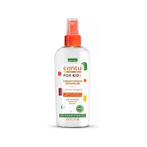 Cantu Kids Kıvrıcık ve Dalgalı Saçlı Çocuklar İçin Dolaşık Açıcı Saç Spreyi 177 mL - Image 1