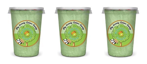 KİVİ AROMALI 3'LÜ GURME PAMUK ŞEKERLER - Image 1