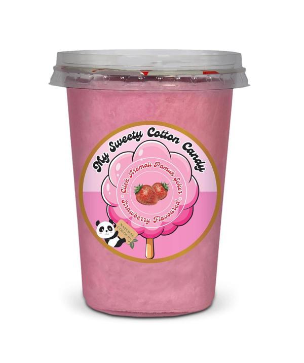 ÇİLEK AROMALI GURME PAMUK ŞEKER - Image 1