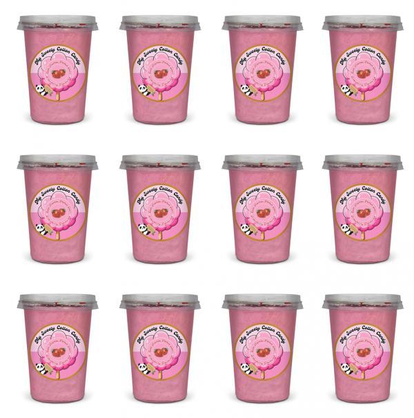 ÇİLEK AROMALI 12'Lİ GURME PAMUK ŞEKERLER - Image 1