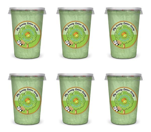 KİVİ AROMALI 6'LI GURME PAMUK ŞEKERLER - Image 1