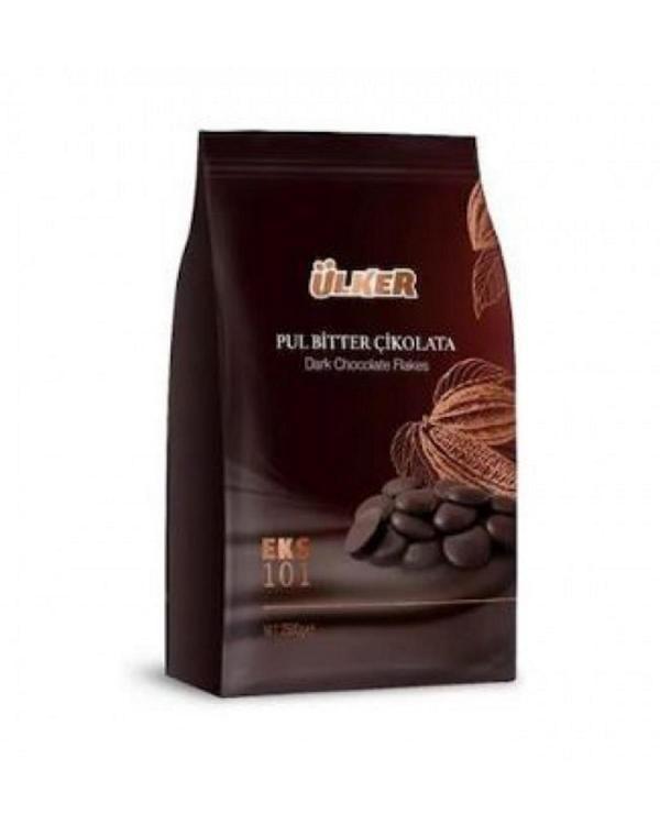 Ülker Bitter Pul Çikolata Eks 101 2500 gr - Image 1
