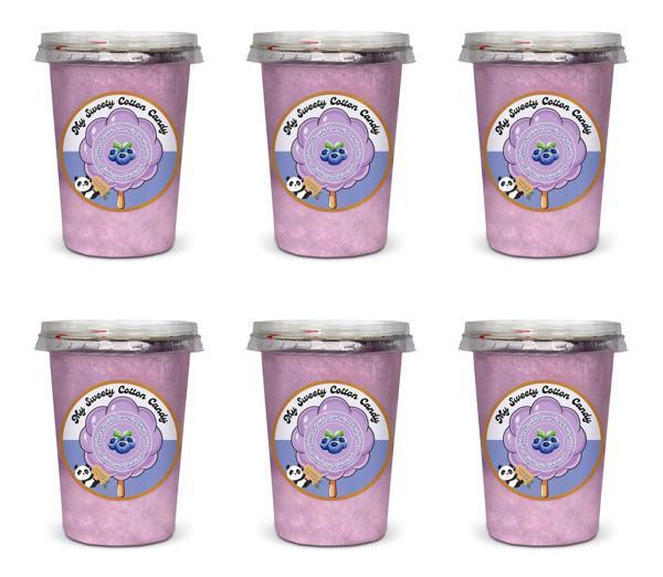 YABAN MERSİNİ AROMALI 6'LI GURME PAMUK ŞEKERLER - Image 1