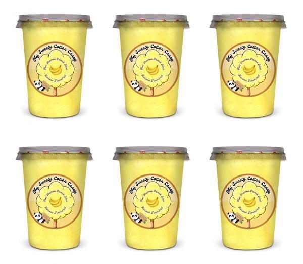 MUZ AROMALI 6'LI GURME PAMUK ŞEKERLER - Image 1