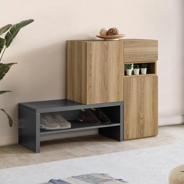 Çok Amaçlı Dolap, Blesk Cunda Dresuar Ayakkabılık Dolabı - Image 1