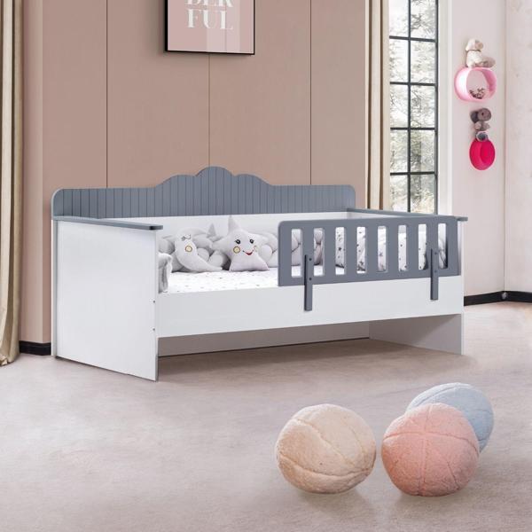 Karyola, Flower Montessori Karyola - Antrasit - Image 1