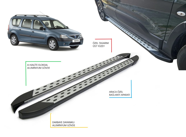LOGAN MVC NOKTALI YAN BASAMAK 2006 2007 2008 2009 2010 2011 2012  - Image 1