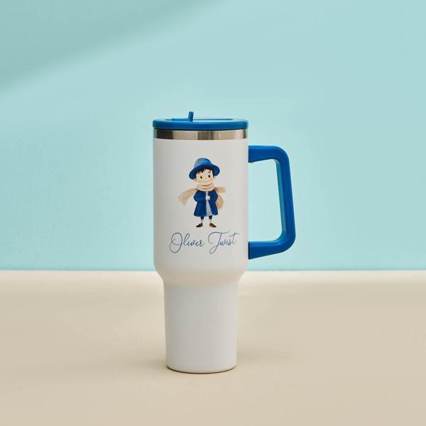 Karaca Star Hero Twist Çelik Sızdırmaz Termos Mavi 1150 ml - Image 1