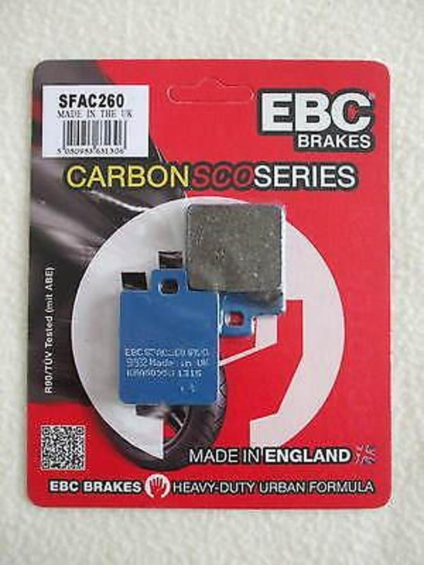 Sym Symphony Sr 125 Arka Fren Balatası Ebc Sfac260 Karbon Balata - Image 1