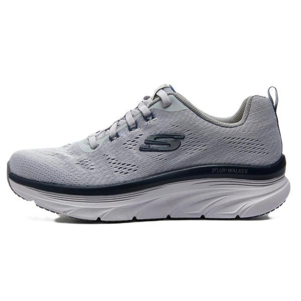 Skechers D'Lux Walker-Commuter Memory Foam Mens Walking Shoes Hafızalı Taban Erkek Yürüyüş Ayakkabısı Gri - Image 1