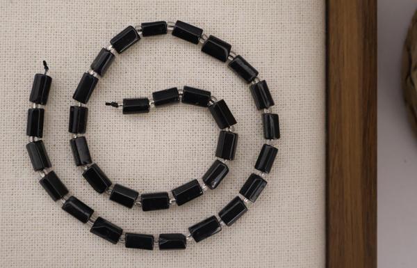 SİLİNDİR KÖŞELİ KESİM TURMALİN 8X11 MM DOĞAL TAŞ DİZİ- YÜKSEK KALİTELİ DOĞAL TAŞ - Image 1