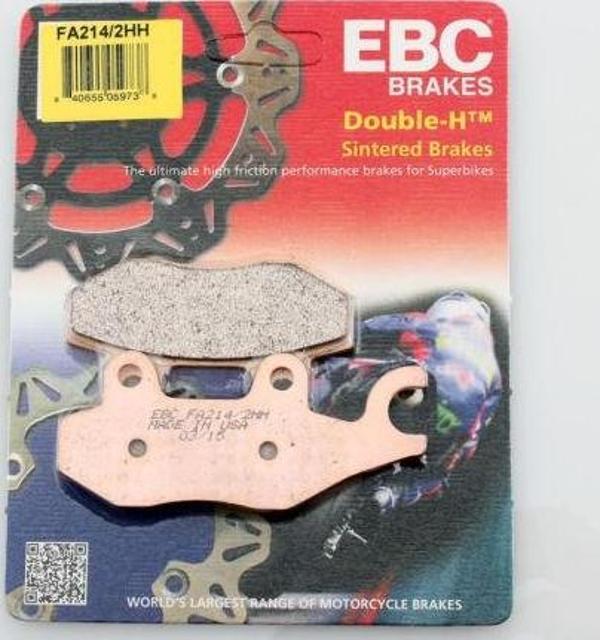 Triumph Street Cup Arka Fren Balatası Ebc Fa214-2Hh Sinterli Bala - Image 1