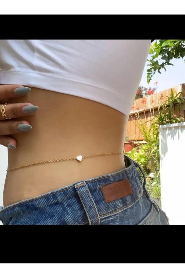 Ares Collection Kalpli Zarif Kararmaz Bel Zinciri - Image 1