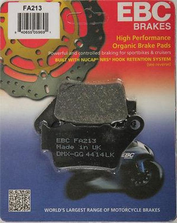 Yamaha Mt-03 Arka Fren Balatası Ebc Fa213 Balata - Image 1