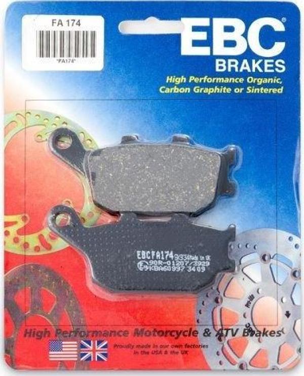 Yamaha Mt-07 Tracer Arka Fren Balatası Ebc Fa174 Balata - Image 1