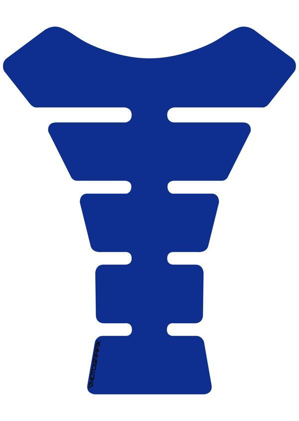 Motografix Plain Spine Blue Tankpad - Image 1