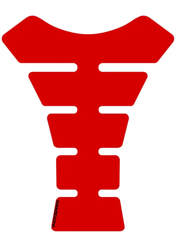Motografix Red Metallic Tankpad - Image 1