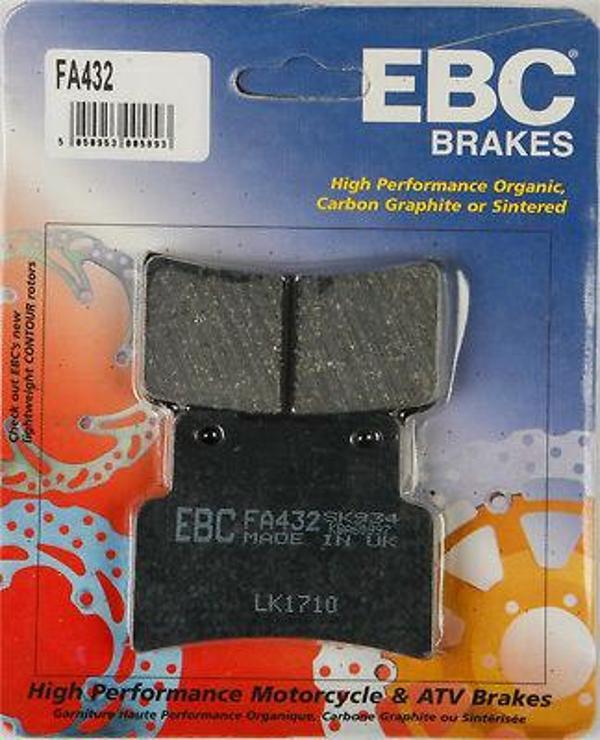 Yamaha Mt-125 Ön Fren Balatası Ebc Fa432 Balata - Image 1