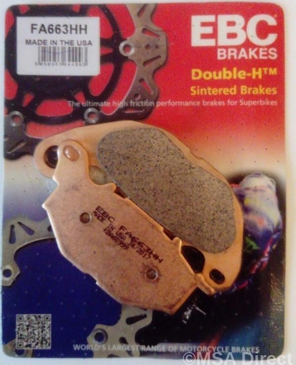 Yamaha Mt-25 Ön Fren Balatası Ebc Fa663Hh Sinterli Balata N11.69651 - Image 1