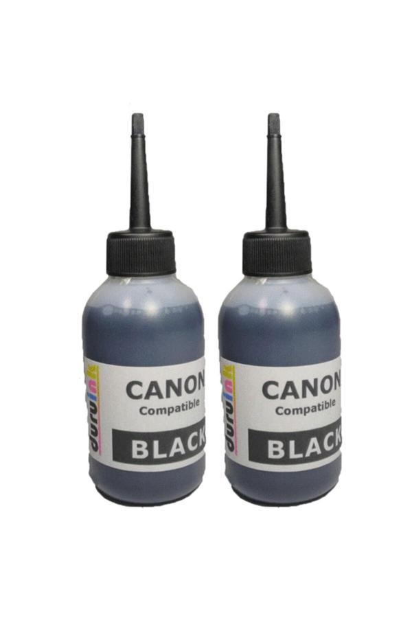 Duruink Canon (E404 E414 E464 E474 E484) Siyah Kartuş Mürekkep Dolum Seti Pg 46 2X100 Ml Yazıcı Uyumlu No - Image 1