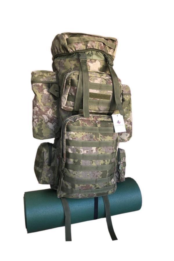 Flaş Askeri Malzeme Unisex Yeni Kamuflaj Desen 110 Litre Sırt Çantası - 100+10 Litre - Image 1