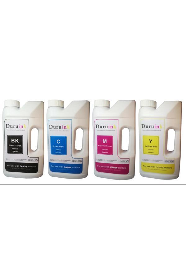 Durucopy Duruink Cnon Pixma G4400 Gı-490 Uyumlu Mürekkep Seti 4X1000Ml - Image 1