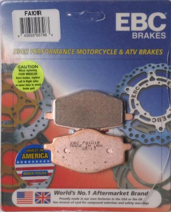 Yamaha Xt 600 E Arka Fren Balatası Ebc Fa101R Sinterli Balata - Image 1