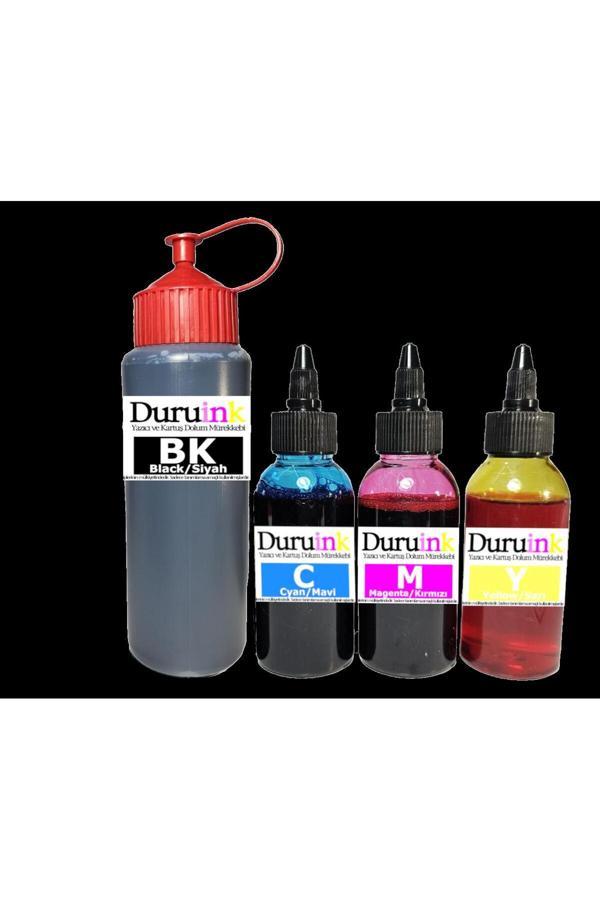 Durucopy Duruink Cnon Pixma G2415 Gı-490 Uyumlu Mürekkep Seti 500Ml Siyah + 3X100Ml Renkli - Image 1