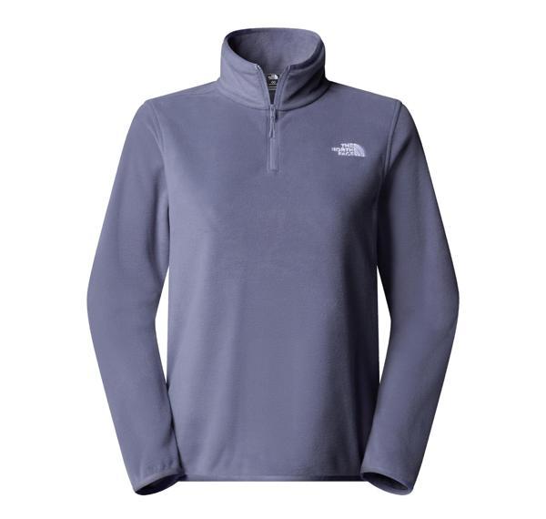 F0A8D2JBTR1-R The North Face W Glacıer Fleece 1-4 Zıp Jacket Kadın Sweatshirt Mor - Image 1