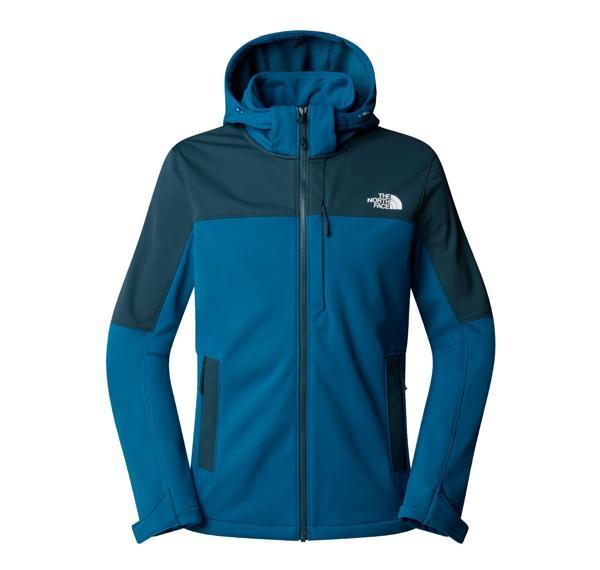 F0A7ZFSEIX1-R The North Face M Dıablo Softshell Detachable Hood Erkek Ceket Mavi - Image 1