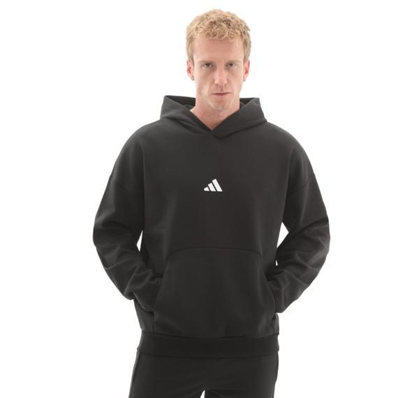 JD4954-E adidas M Fı Sl Hd Erkek Sweatshirt Siyah - Image 1