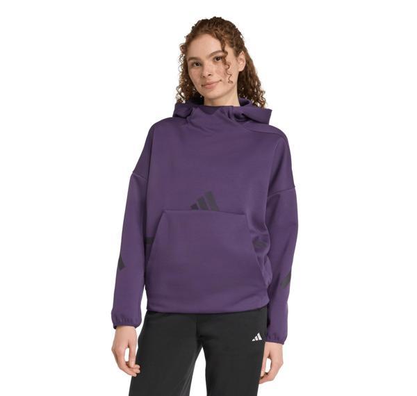 JW7746-K adidas W Z.n.e. Oh Hd Kadın Sweatshirt Mor - Image 1