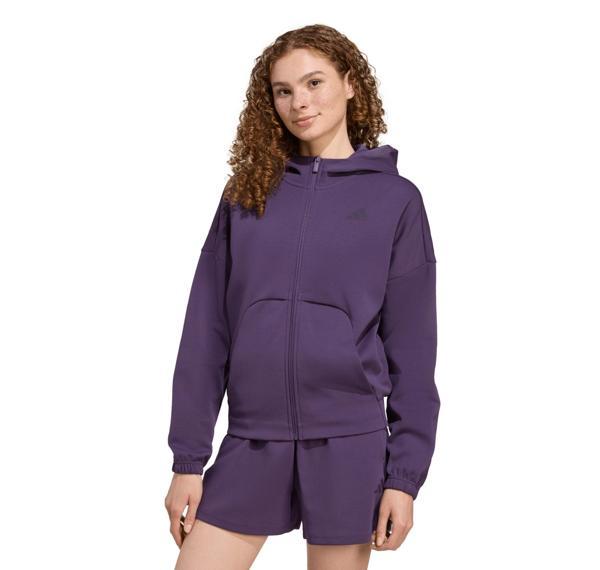 JX0441-K adidas W Fı Sl Fz Hd Kadın Ceket Mor - Image 1