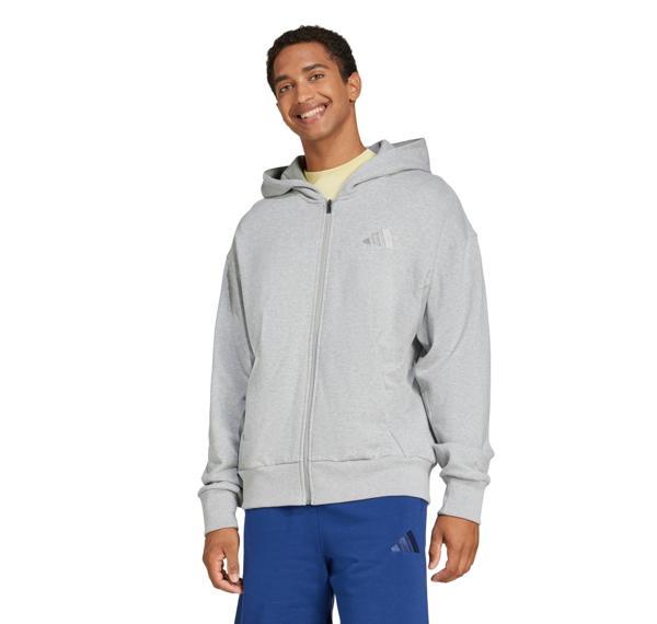 JI6362-E adidas M A Szn Ft Fz Erkek Ceket Gri - Image 1